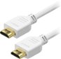 AlzaPower Core HDMI 1.4 High Speed 4K, 3m, White - Video Cable