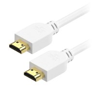 Video Cable AlzaPower Core Premium HDMI 2.0 High Speed 4K 1m, White - Video kabel