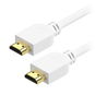 AlzaPower Core Premium HDMI 2.0 High Speed 4K 2m,White - Video Cable