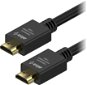 Videokabel AlzaPower AluCore Premium HDMI 2.0 High Speed 4K 1m schwarz - Video kabel