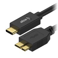Adatkábel AlzaPower USB-C (M) to Micro USB-B 3.0 (M) 0,5m, fekete - Datový kabel