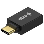 Redukce AlzaPower  USB-C (M) to USB-A (F) 3.0 OTG černý - Redukce