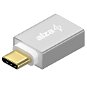 AlzaPower USB-C (M) to USB-A (F) 3.0 OTG stříbrný - Redukce