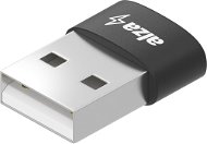 Adapter AlzaPower USB-A (M) to USB-C (F) 2.0 Black - Redukce