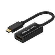 AlzaPower USB-C (M) to HDMI 2.0 (F) 4K 60Hz 0,15m, fekete - Átalakító