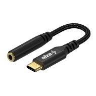 Adapter AlzaPower USB-C (M) to 3.5mm Jack (F) 0.1m Black - Redukce