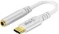AlzaPower USB-C (M) to 3.5mm Jack (F) 0.1m - silber - Adapter