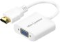 AlzaPower HDMI (M) to VGA (F) 0.18m - weiss - Adapter