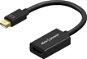 AlzaPower Core Mini DisplayPort (M) to HDMI (F) 4K 30Hz, fekete - Átalakító