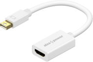 AlzaPower Core Mini DisplayPort (M) to HDMI (F) 4K 30Hz biely - Redukcia