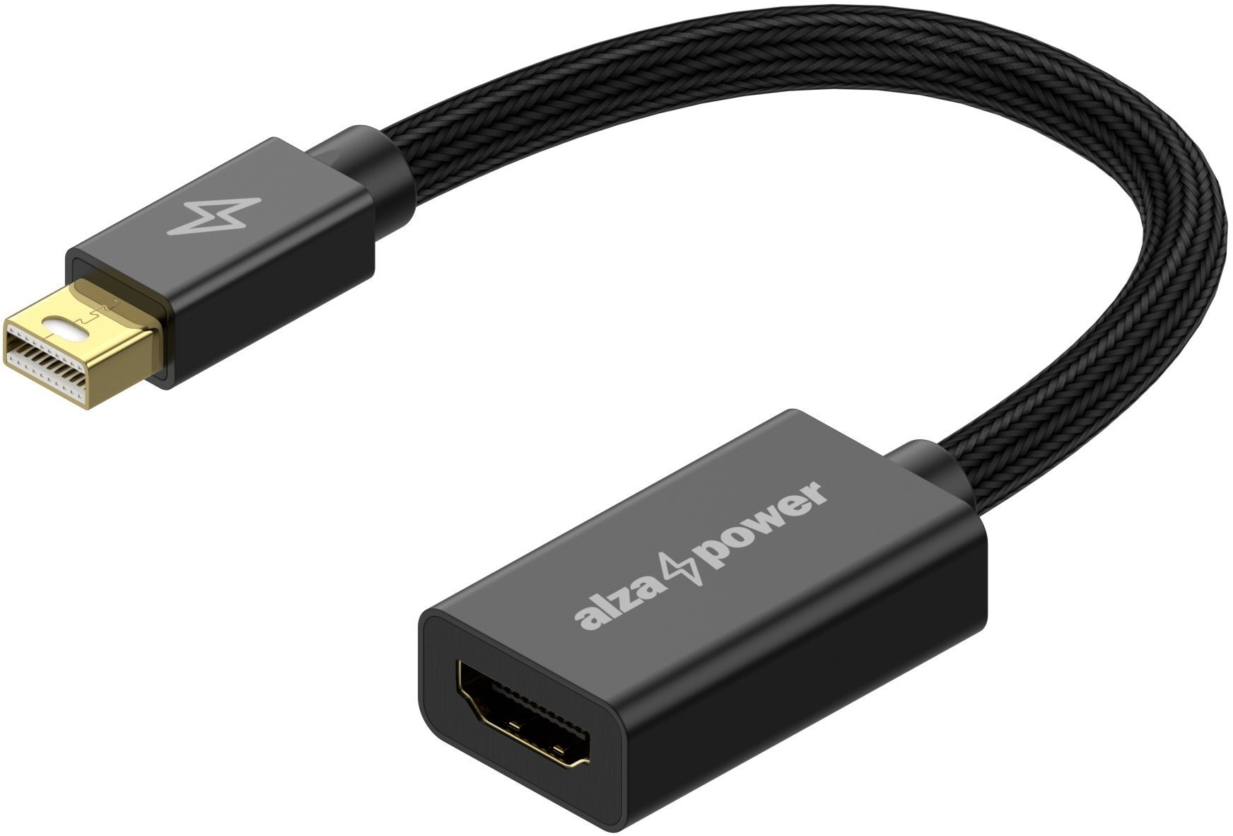 AlzaPower AluCore Mini DisplayPort (M) to HDMI (F) 4K 30Hz černý za 299 ...