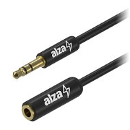 AlzaPower Core Audio 3.5mm Jack (M) to 3.5mm Jack (F), 1m - piros - Audio kábel