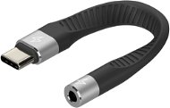 Átalakító AlzaPower FlexCore USB-C (M) - 3,5 mm-es jack (F) fekete - Redukce