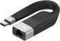 AlzaPower FlexCore USB-C 3.2 Gen 1 (M) to LAN (F) čierny - Redukcia