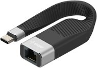 Redukce AlzaPower FlexCore USB-C 3.2 Gen 1 (M) to LAN (F) černý - Redukce