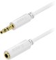 AlzaPower Core Audio 3.5mm Jack (M) to 3.5mm Jack (F) 2m white - AUX Cable
