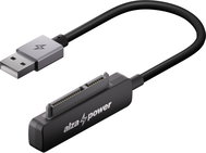 AlzaPower USB-A 3.2 Gen 1 (M) to SATA 3.0 0.2m černý - Adapter