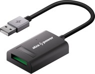 AlzaPower USB-A 3.2 Gen 2 (M) to M.2 NVMe & SATA 0.2m černý - Adapter