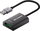 USB-A 3.2 Gen 2 (M) to M.2 NVMe & SATA 0.2m Black