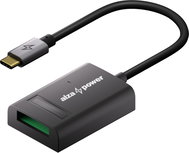 AlzaPower USB-C 3.2 Gen 2 (M) to M.2 NVMe & SATA 0.2m černý - Adapter