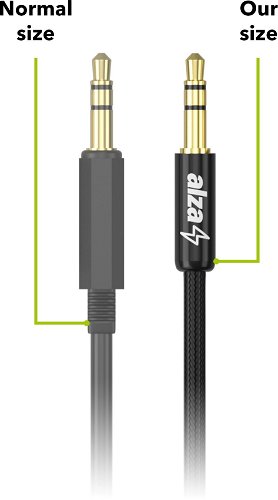 AlzaPower Lightning MFi (M) to 3.5mm Jack (F) 0.1m schwarz ab 8