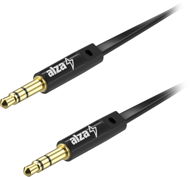 Alzapower FlatCore Audio 3,5 mm Jack (M) to 3,5 mm Jack (M) 0,5 m čierny - Audio kábel