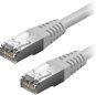 Sieťový kábel AlzaPower Patch CAT5E FTP 0,5 m sivý - Síťový kabel