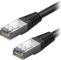 AlzaPower Patch CAT5E FTP 0,5m, fekete - Hálózati kábel