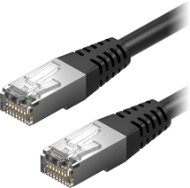 AlzaPower Patch CAT5E FTP 1m, fekete - Hálózati kábel