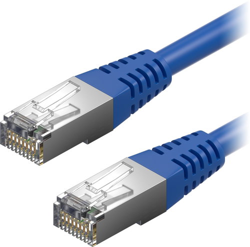 AlzaPower Patch CAT5E FTP 0.5m Blue - Ethernet Cable - Main image