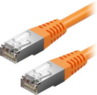 AlzaPower Patch CAT5E FTP 0,5 m Orange - LAN-Kabel