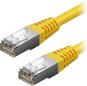 AlzaPower Patch CAT5E FTP 0,5 m, sárga - Hálózati kábel