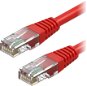 AlzaPower Patch CAT5E UTP 0.25m červený - Síťový kabel