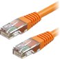 AlzaPower Patch CAT5E UTP 0.25m oranžový - Síťový kabel