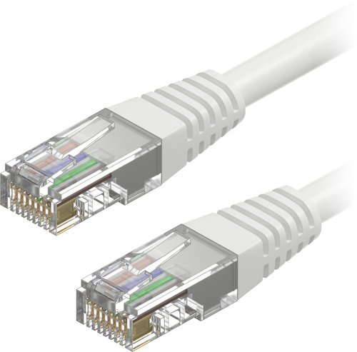 AlzaPower Patch CAT5E UTP 0.5m White Main image AlzaPower Patch CAT5E UTP 0.5m White - Ethernet Cable - Main image