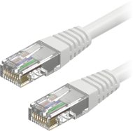 AlzaPower Patch CAT5E UTP 1m bílý - Síťový kabel