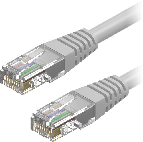 AlzaPower Patch CAT5E UTP Crossed 0.5m Grey Main image AlzaPower Patch CAT5E UTP Crossed 0.5m Grey - Ethernet Cable - Main image