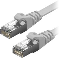 AlzaPower Patch CAT6 FTP Flat 1m šedý - Síťový kabel