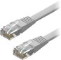 Hálózati kábel AlzaPower Patch CAT6 UTP Flat, 2m, szürke - Síťový kabel