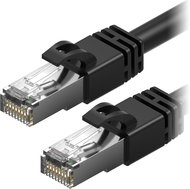 AlzaPower Patch CAT7 S/FTP 0,5m black - Ethernet Cable