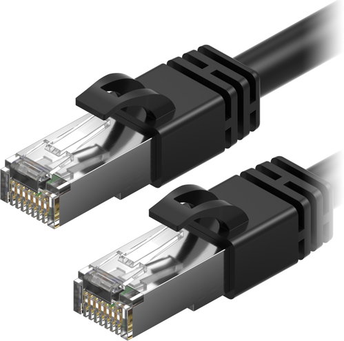 AlzaPower Patch CAT7 S/FTP 15m schwarz - LAN-Kabel - Hauptbild