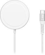 MagSafe bezdrôtová nabíjačka AlzaPower WAC100S Wireless Charger for MagSafe strieborná - MagSafe bezdrátová nabíječka