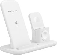 AlzaPower WFA130 PureCharge 3in1 Dock fehér - Vezeték nélküli töltő