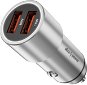 Car Charger AlzaPower Car Charger, X520 Fast Charge, Silver - Nabíječka do auta