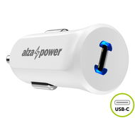 AlzaPower Car Charger P310 USB-C Power Delivery Biela - Nabíjačka do auta