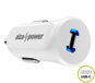 Car Charger AlzaPower Car Charger P310 Power Delivery White - Nabíječka do auta