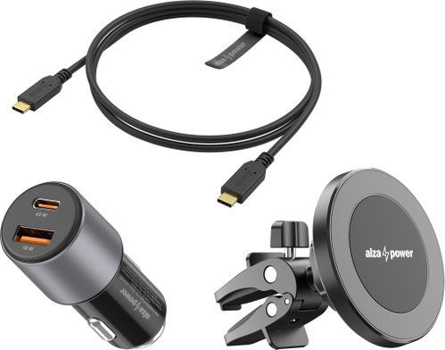 AlzaPower Drive 65W MagSafe PRO USB-C Main image AlzaPower Drive 65W MagSafe PRO USB-C - Set - Main image