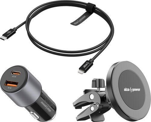 AlzaPower Drive 65W MagSafe PRO Lightning Main image AlzaPower Drive 65W MagSafe PRO Lightning - Set - Main image