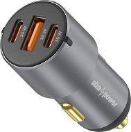 AlzaPower Car Charger P550 USB + USB-C Power Delivery grau - Auto-Ladegerät