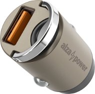 AlzaPower Car Charger M110 Fast Charge Mini - silber - Auto-Ladegerät
